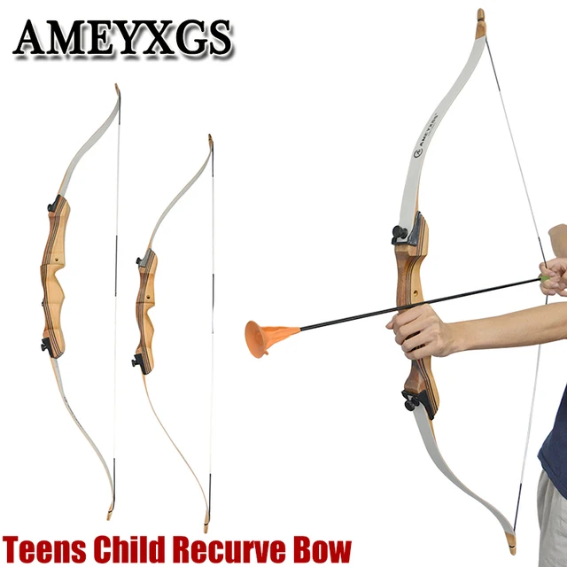  US $58.18 Inch Archery 16lbs Recurve Teens Child Takedown Hunting Target Shooting Competitio