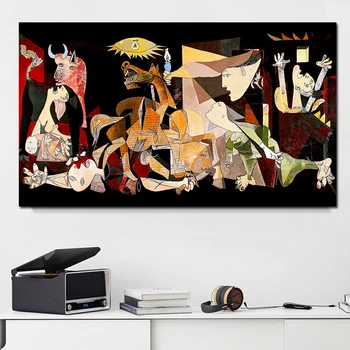 

Abstract Canvas Paintings By Picasso Famous Reproductions Print on Canvas Wall Posters for Living Room Bedroom Wall Art Decor
