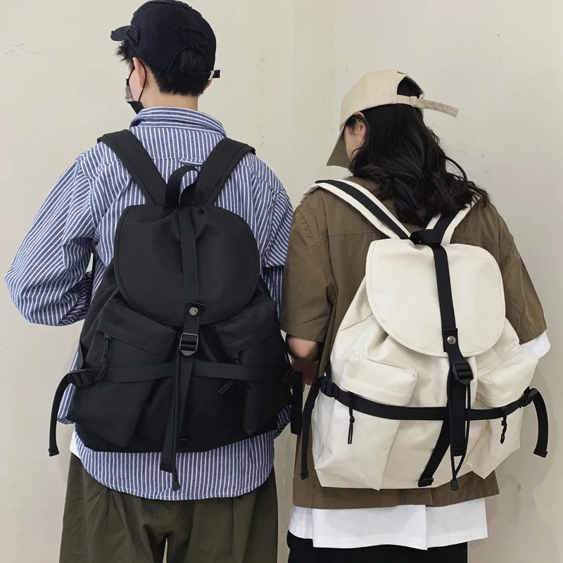 

Street Fashion Female Backpack Women College School Back Pack Harajuku Travel Shoulder Bags For Teenage Girls Boys Mochila Black