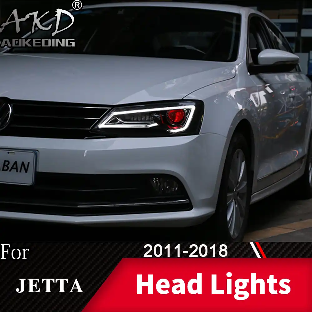 AKD Car Styling for VW Jetta Headlights 2011 2018 Jetta mk6 mk7 LED Headlight A5 Design Led Drl