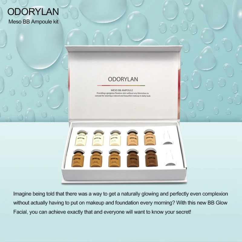 

2020 10pcs Foundation Liquid Set Moisturizing Cover Blemishes Even Skin Color Liquid Foundation For Microneedle Instrument