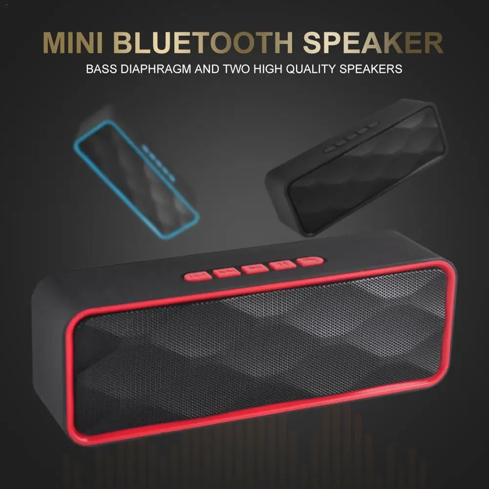 Портативный Bluetooth 5,0 динамик Мультимедийный USB Сабвуфер Саундбар автомобильный беспроводной 3D стерео бас динамик для IPad мобильного телефона