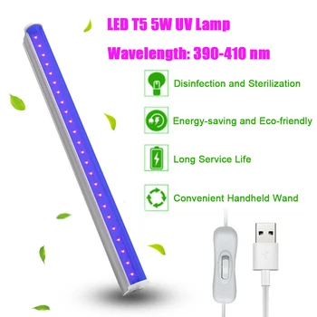 

Home Dedicated Low Voltage Safety USB Interface LED UV Disinfection Lamp High-Quality Sterilization Lamp