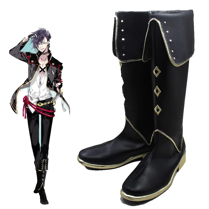 

Unisex Anime Cos Akashi Kuniyuki Cosplay Costumes Boots Shoes Custom Made