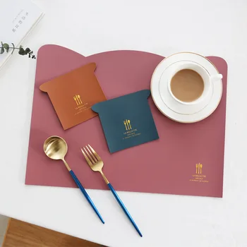 

Snapping up Price bei europfine Leather Waterproof Western-style Placemat Heat Resistant Household Cartoon Toast Insulation Mat