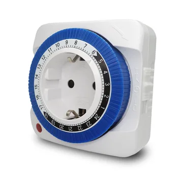 

1pc Appliance Outlet Timer Switch Rechargeable Home Security Programmable Socket