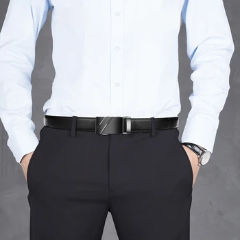 Top Quality Genuine Luxury Leather Belts for Men Sadoun.com