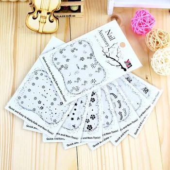 

New 30pcs/bag Fashion Imitation Dried Flowers Beautiful Nail Decals DIY Charm 3D Three-dimensional Nail Stickers Decoration