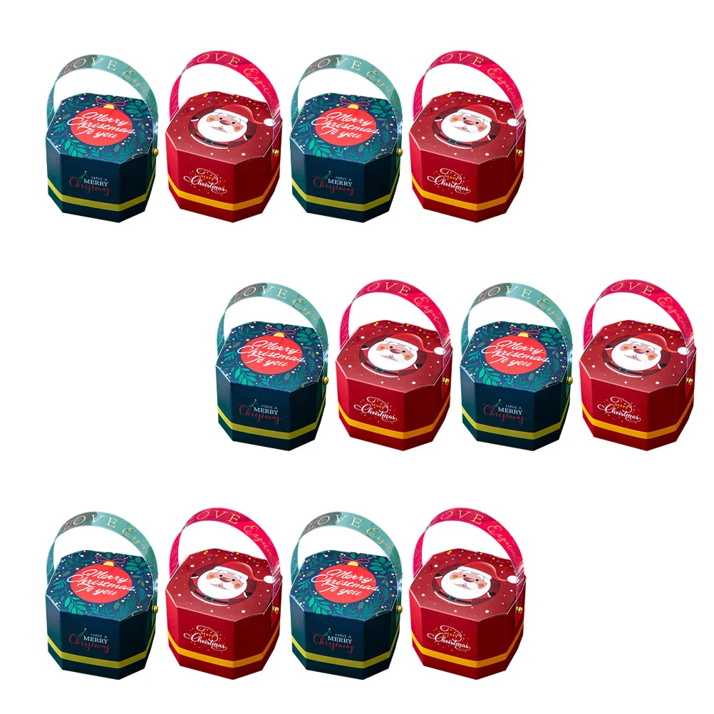 12Pcs Exquisite Christmas Fruit Boxes Xmas Presents Chic Candy Gifts | Дом и сад