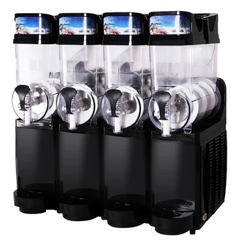 

4 tank Slush machine 15L*3Ice Slusher 830W Snow melting machine Smoothies Machine Commercial Smoothie maker