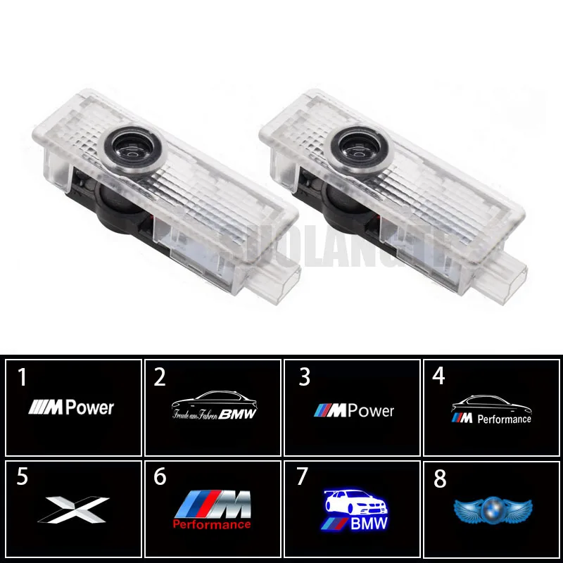 

2X Auto Bienvenue Porte Led Lampe De Projection Laser PourBMW E90 E91 E92 E93 M3 E60 E61 F10 F07 M5 E63 E64 F12 PERFORMANCE X M5