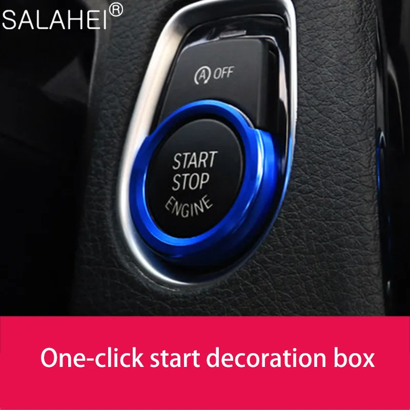 

Car Engine Hood Button Ring Shape Sticker One-click Start Button Sticker Decoration Accessories For Cadillac CT5 XT4 XT6 CT4