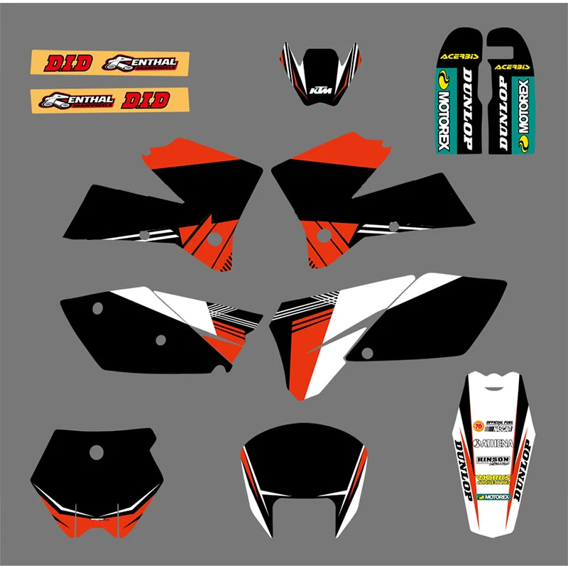Наклейка для мотоцикла велосипеда SX графическая наклейка KTM серии 2005 2006 |