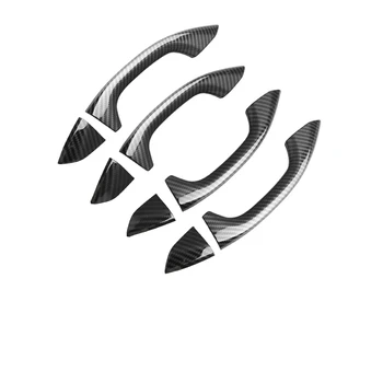 

ABS Chrome Car Door Handle Trim Strips Sticker Cover For Audi A6L A7 2019 Car Styling Exterior Decoration Accessories