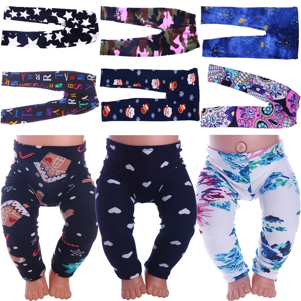 15 Styles Doll Leggings For American 18 Inch Girl 43cm Baby New Born Clothes Accessories Our Generation Toys | Игрушки и хобби