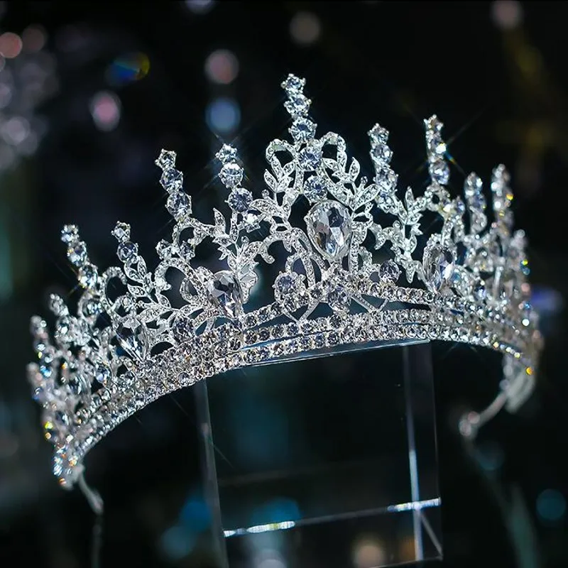 Bridal Tiaras Crown Rhinestone Pageant Diadema Collares Headpieces Wedding Hair Accessories