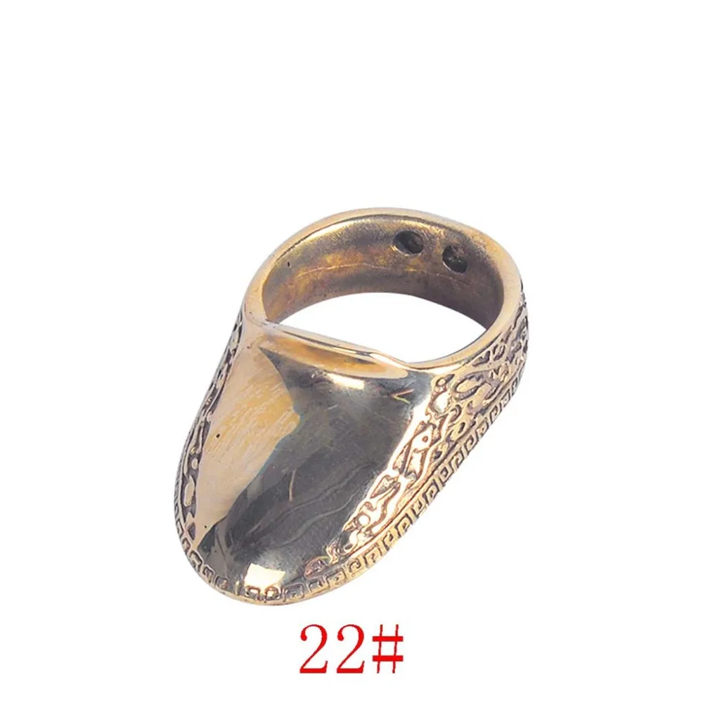 Baosity Handmade Traditional Brass Archery Thumb Ring Traditional Bow Trigger Finger Baosity Handmade Traditional Brass Archery Thumb Ring Traditional Bow Trigger Finger