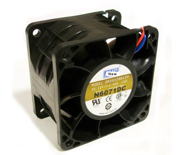 Для AVC DB06038B12H-фаф Сервер охлаждающий вентилятор DC 12V 2.40A 60x60x38 мм, версия 3 провода