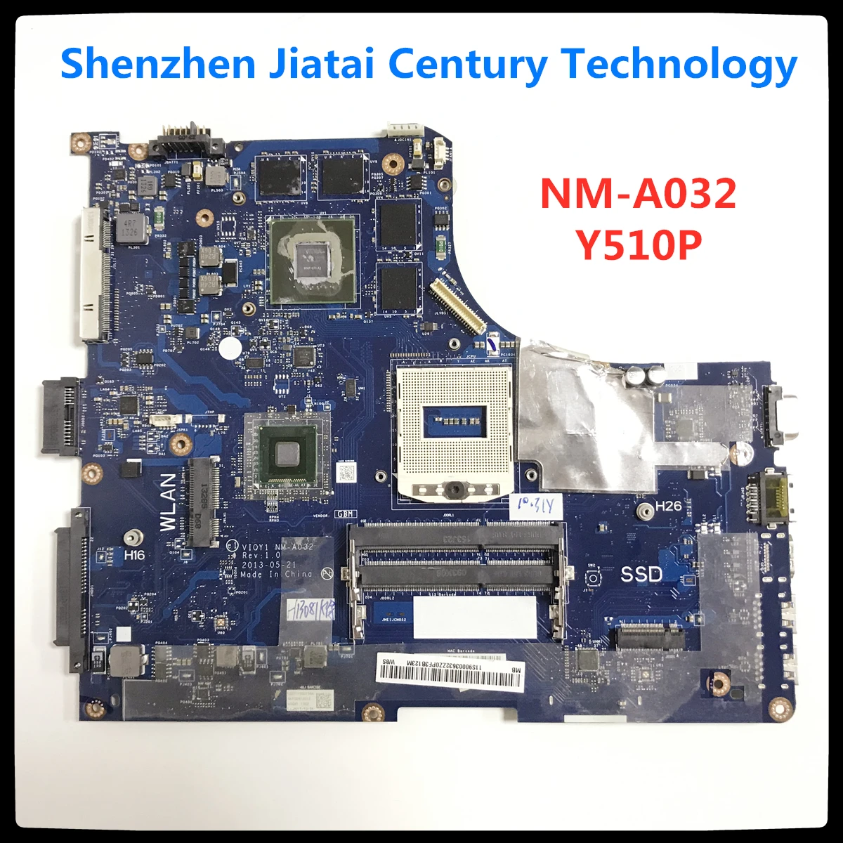 Y510p Viqy1 Nm A032 Rev 1 0 Y510p Laptop Motherboard For Lenovo Y510p Nm A032 Gt750 Support I7 Test Motherboard Motherboards Aliexpress