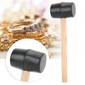 

Wooden Handle Plastic Hammer Jewelry Making Repairing Processing Hammer