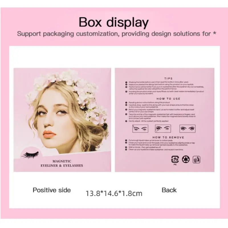 Postiços à Prova Estendido com Cílios Pares Universal Cílios Dwaterproof Água Delineador Magnético Pinça Maquiagem Dropship Tslm1 5 3 5 pares universal cílios postiços à prova