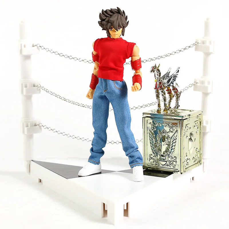 Jacksdo Saint Seiya Cloth Myth casual Pegasus Seiya Pandora Box маленькая тканевая фигурка Коллекционная модель игрушки