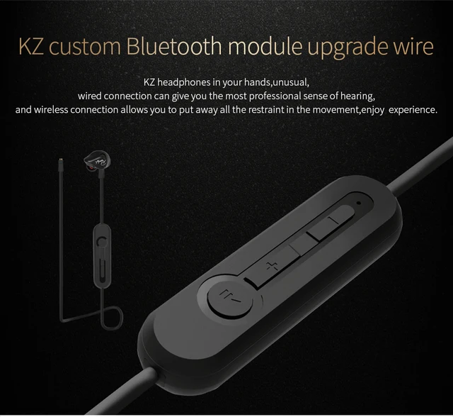 Módulo Bluetooth 4.2 Cable de actualización inalámbrica compatible con  auriculares KZ, reducción de ruido Pin de párrafo B