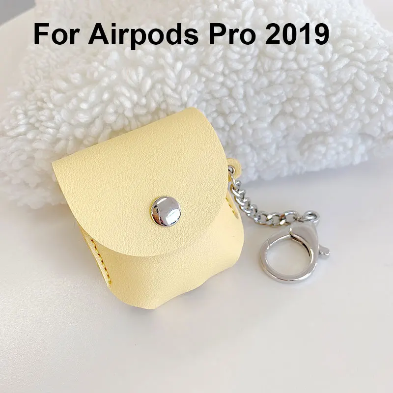 Кожаный чехол для Apple Airpods Pro 3 2 1 Air Pods Airpod Pro, противоударный защитный чехол, милые наушники, аксессуары для наушников - Цвет: For Airpods Pro