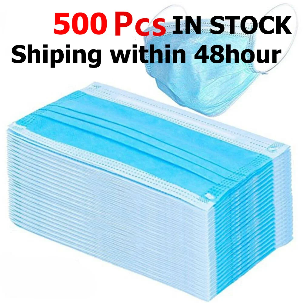 

Anti-virus Flu Proof Breathable Mouth Mask Medical Face Mask Dental Disposable Masks Face Surgical Hypoallergenic coronavirus
