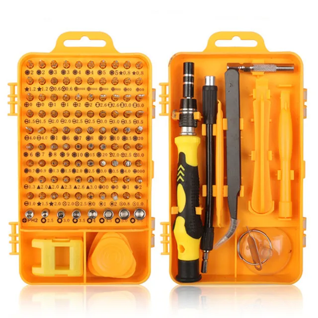 Destornilladores De Precision Juego De Destornilladores De Precisión, Kit De Herramientas De Computadora De 142 Piezas Juego De Destornilladores Magneticos De 120 Puntas Kit De Juego Herramientas
