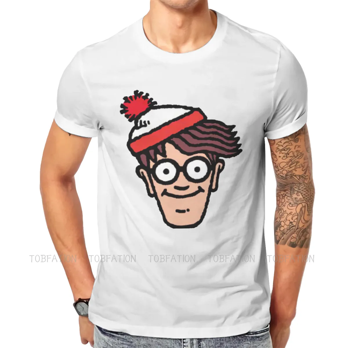 Cool Hip Hop TShirt Where's Wally Waldo TV Leisure Plus Size T Shirt Summer T-shirt For Adult | Мужская одежда