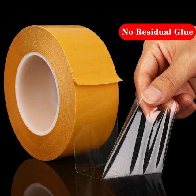 Deli Double Sided Tape Strong Fixation Translucent Mesh Waterproof Super  Traceless High Viscosity Fixed Carpet Adhesive Tape - Double Sided Tape -  AliExpress