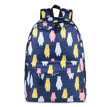

CIKER Women Printing Bear Backpack School Bags For Teenagers Water Repellent Travel Bagpack Bolsas Mochilas Femininas