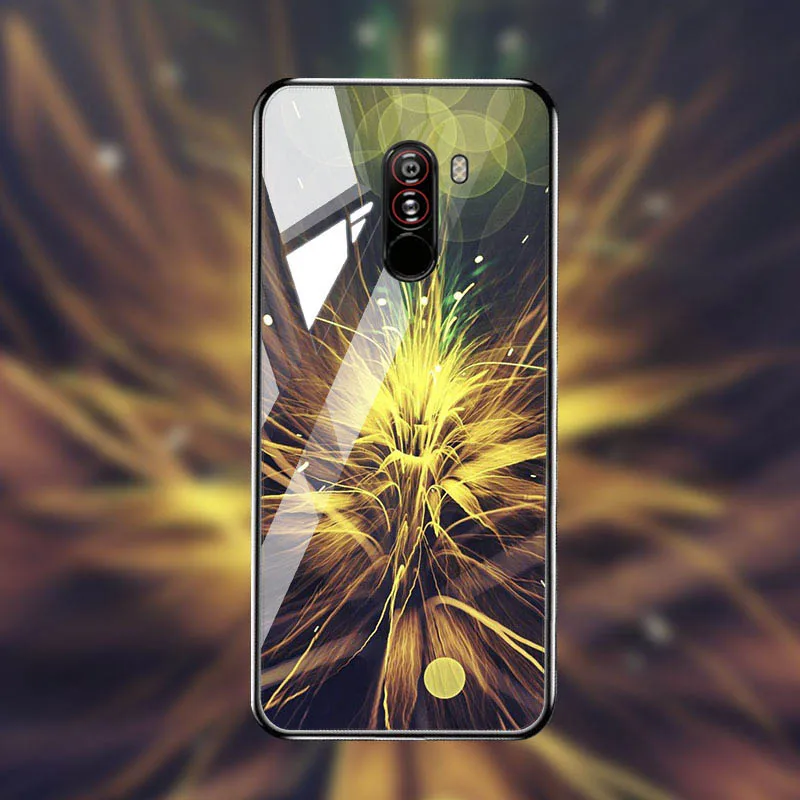 Чехол из закаленного стекла для Xiaomi mi 8 9 SE 9T A3 чехол s Star Space Coque для Xiao mi Pocophone F1 mi x 2S Red mi Note 7 8 Pro - Цвет: M044