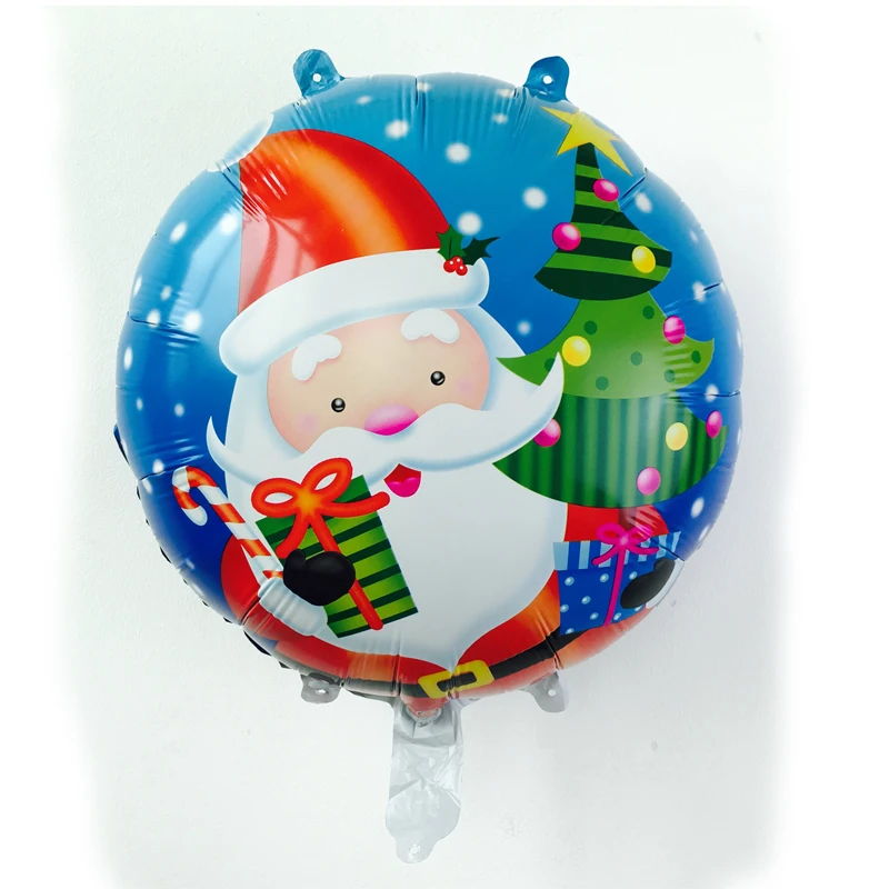 1 шт. воздушные шары с рождественской фольгой, Санта-Клаус и шары на рождественскую елку, вечерние украшения, украшения для дома, игрушек