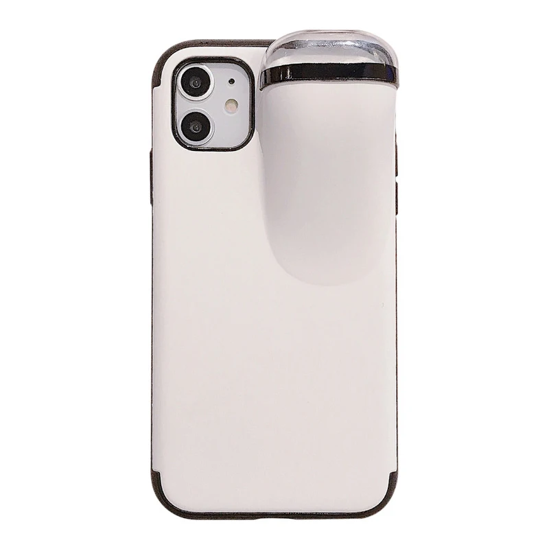 For iphone 11 2 в 1 мягкий силиконовый чехол для наушников для Airpods и Iphone 11 защитный чехол для Apple Air Pod корпус для наушников - Цвет: For iphone 11
