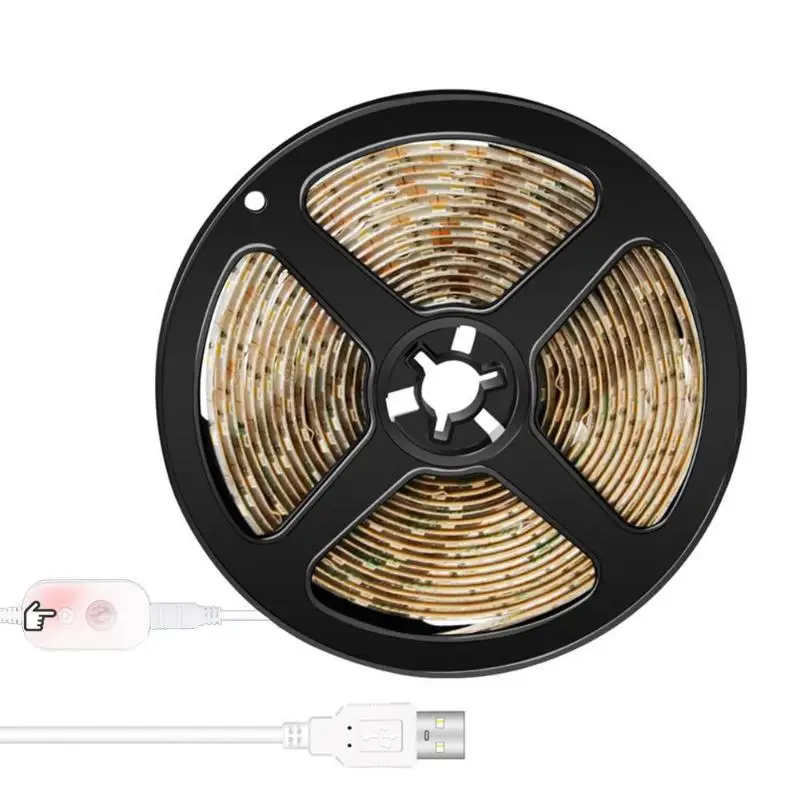 5V 240 LED ленточный светильник, водонепроницаемый датчик движения, гибкий декор для лестничной клетки, интеллектуальный индукционный выключатель, автоматический
