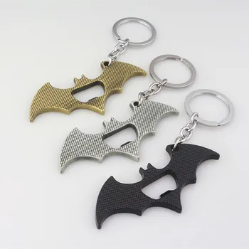 

2020 New Fashionable Accessories Batman Keychain DC Comics Jewelry 2 USE EDC Bar Beer Bottle Opener Key Chains Keyrings chaveiro