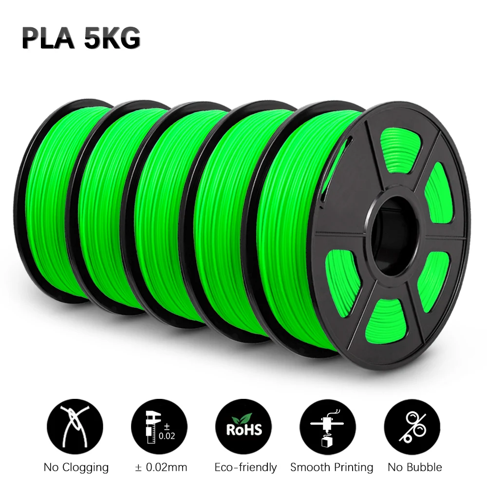 GOHIGH PLA Filament For 3D Printer Filament 5KG PLA  some PLA Color Biodegradable Eco-friendly Printing Materials 3d printer pla 3D Printing Materials