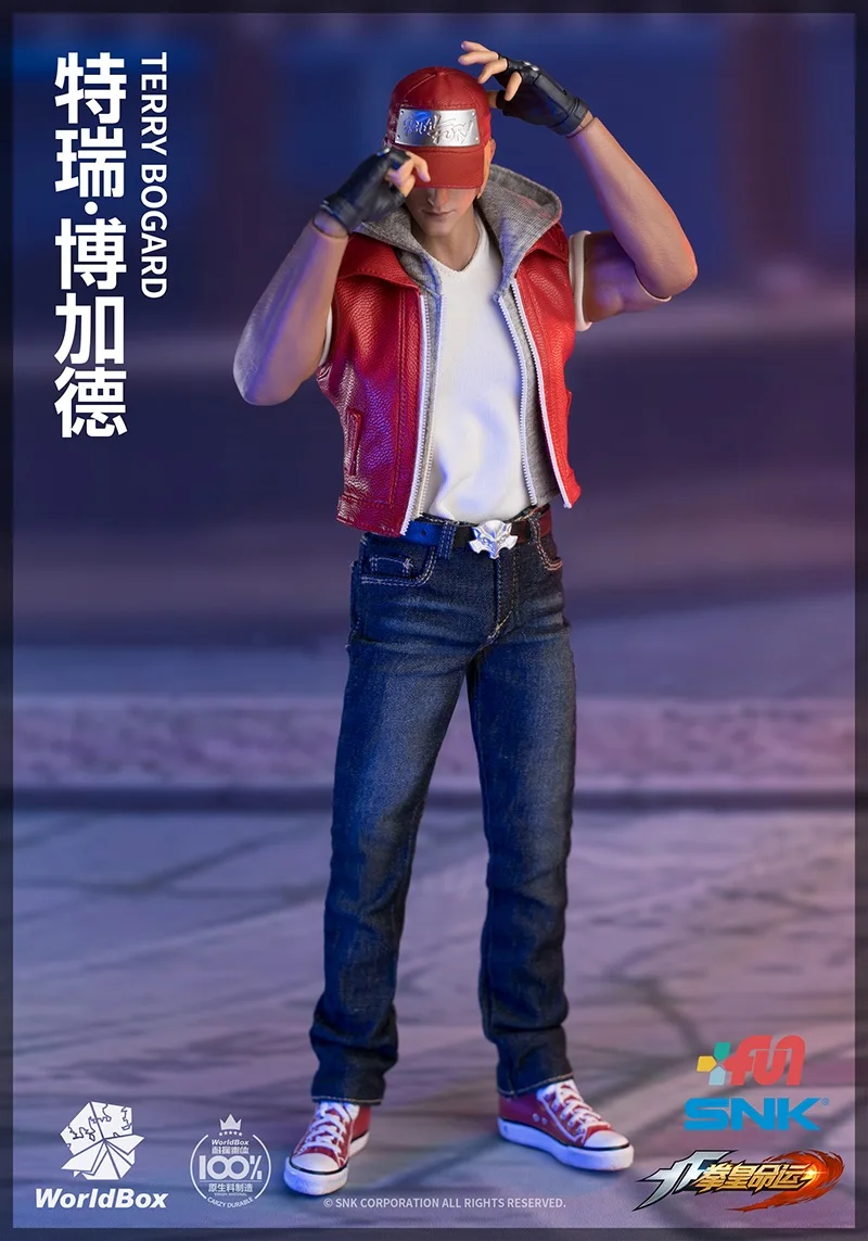 WorldBox 1/6 фигурку KF009-обувь для костюмированных вечеринок в стиле King Of Fighters-1/6th весы Терри богард двойной головкой фигурка коллекционная