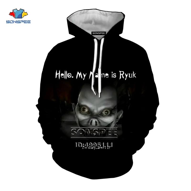 11 SONSPEE Japan Junji Ito Horror Manga 3D Print Men Women Hooded Hoodies Sweatshirts Pullover Casual Hip Hop Autumn Tops - Цвет: 11