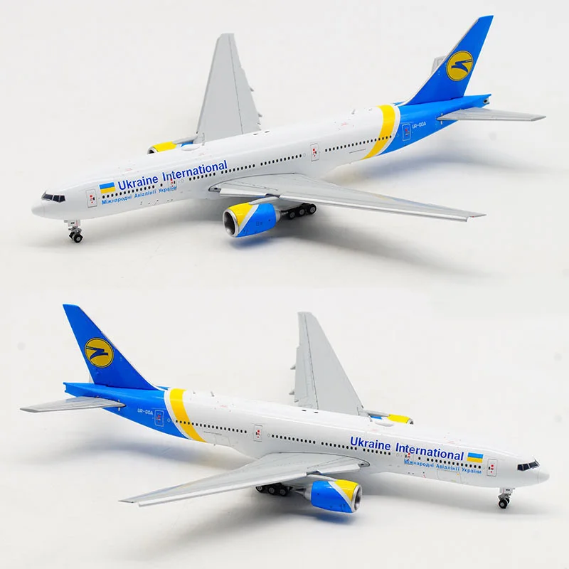 16 см 1/400 коллекционные Boeing777 украинские авиалинии твердый самолет с шасси колеса Модель игрушки самолет Литой Сплав самолет