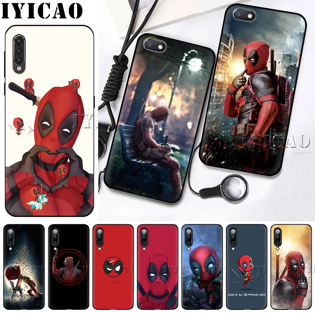 Мягкий силиконовый чехол IYICAO Deadpool для Redmi Note 5 6 7 Pro 5A Prime 7A K20 Go 8 |