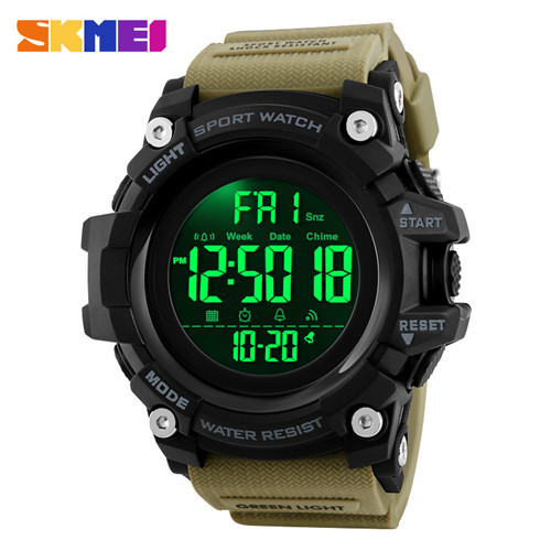 Brand Luxury Watches Men Sport Watches LED Display Digit Clock Countdown Stopwatch Luminous Alarm Male Electronic Wristwatch