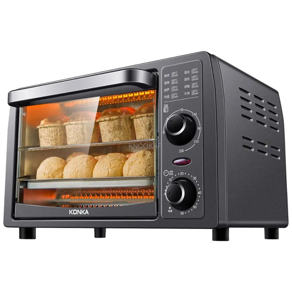 13L Elektrische Forno Multifunzione Mini Forno Koekenpan Bakken Macchina Pizza Pizza Maker Frutta Barbecue Spilla