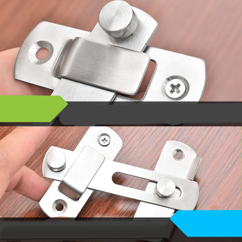 1 шт. шкафы пряжки защелки болты серебро безопасности безопасный нержавеющая