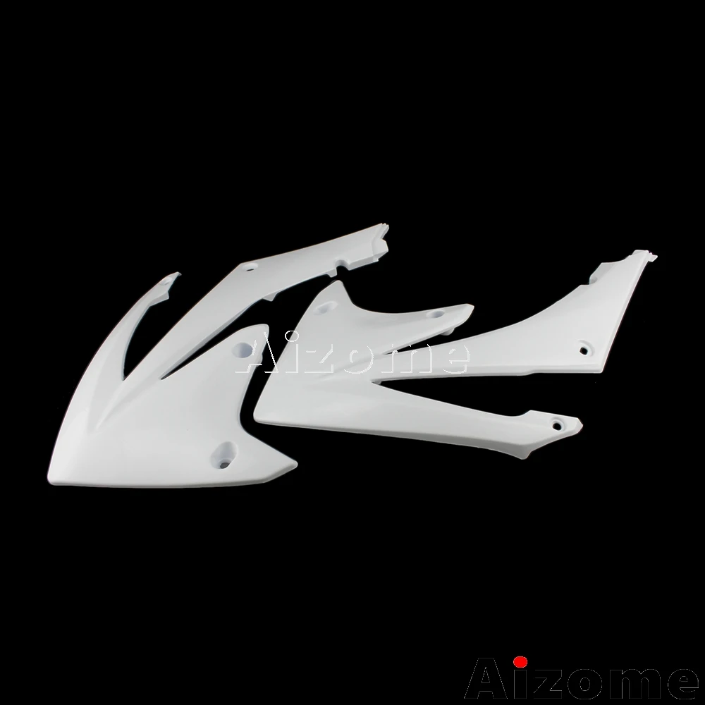 Белый грязный велосипед радиатор совки кожухи для Honda CRF250R 2010-2013 CRF450R 2009-2012 Мотокросс кожухи радиатора