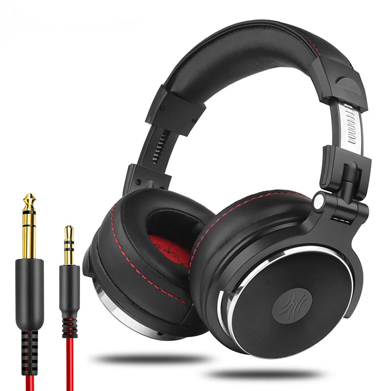 Pro-Black Oneodio Studio Наушники профессиональный монитор гарнитура с микрофоном Hifi стерео DJ наушники для записи шумоизоляция - Цвет: Pro-Black