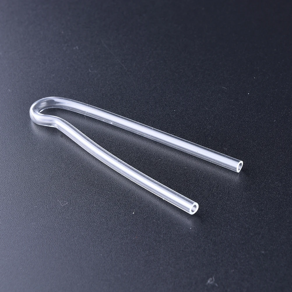 R shape BTE Earmold слуховой аппарат трубка с пластиковым замком предварительно формованная помощь Earmold трубка с пластиковым замком
