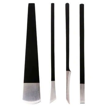 

4pcs Cuticle Knife Feet Pedicure Callus Rasp File Foot Hard Dead Skin Remov